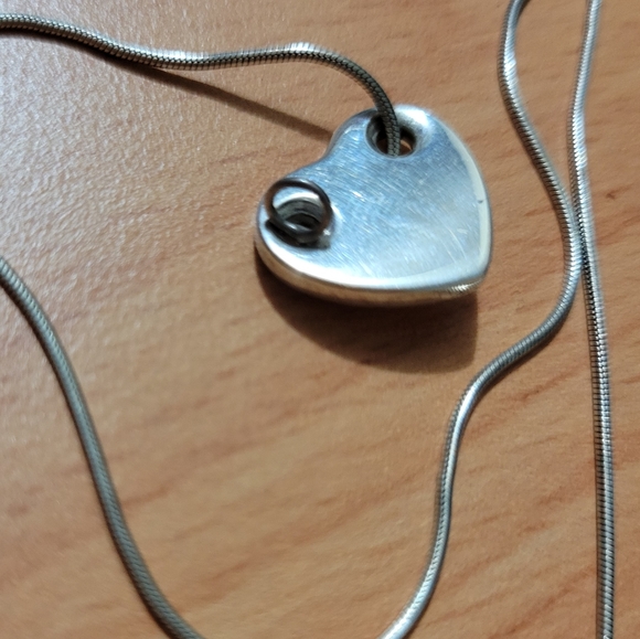 Tiffany & Co. Silver Heart Necklace - Picture 10 of 10
